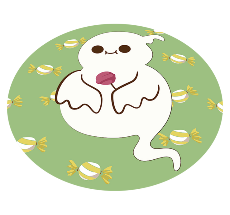 乙烯基地毯 儿童 幽灵趣味设计 - TenStickers