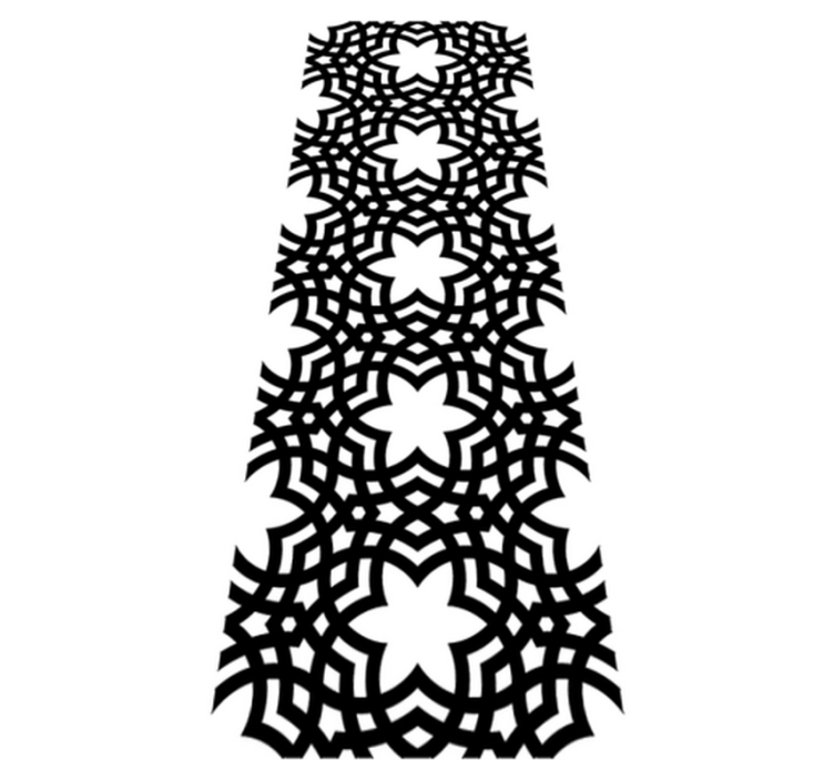 乙烯基地毯浴室装饰性萨拉森纹理 - TenStickers