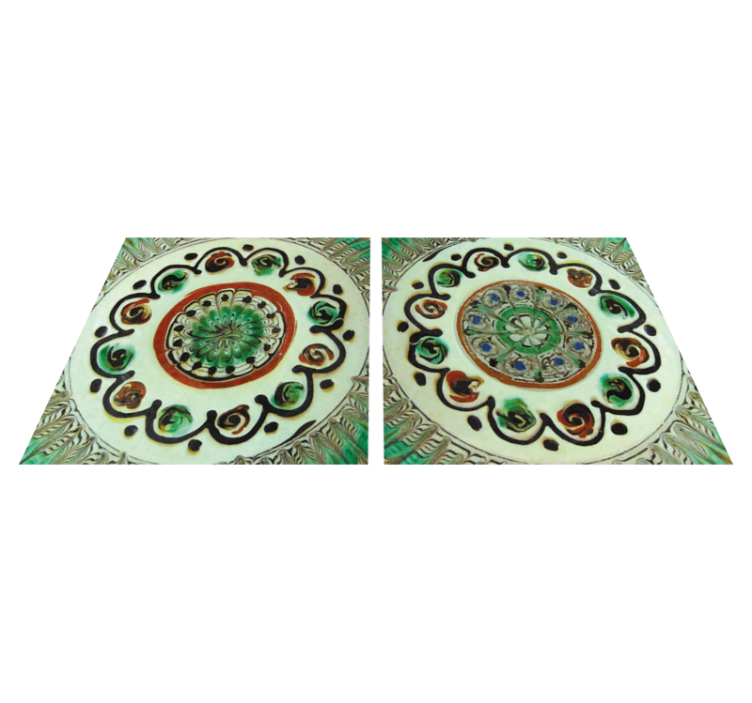 乙烯基厨房地毯霍雷祖瓷砖 - TenStickers