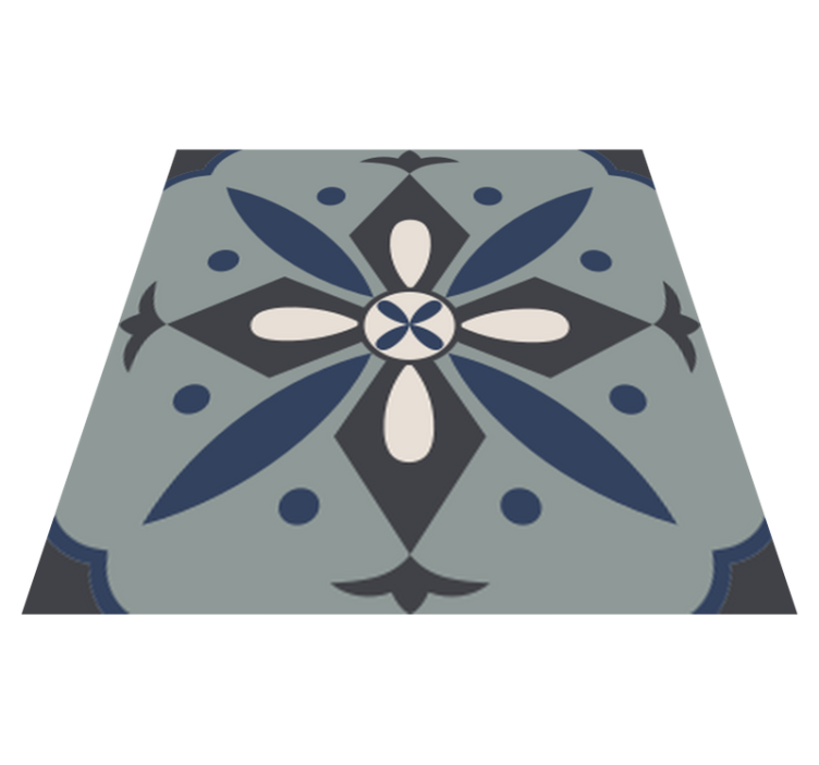 乙烯基厨房地毯液压彩色瓷砖 - TenStickers