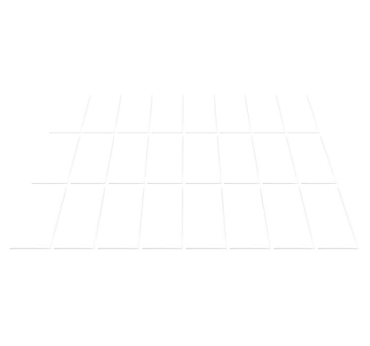 乙烯基厨房地毯长款白色 - TenStickers