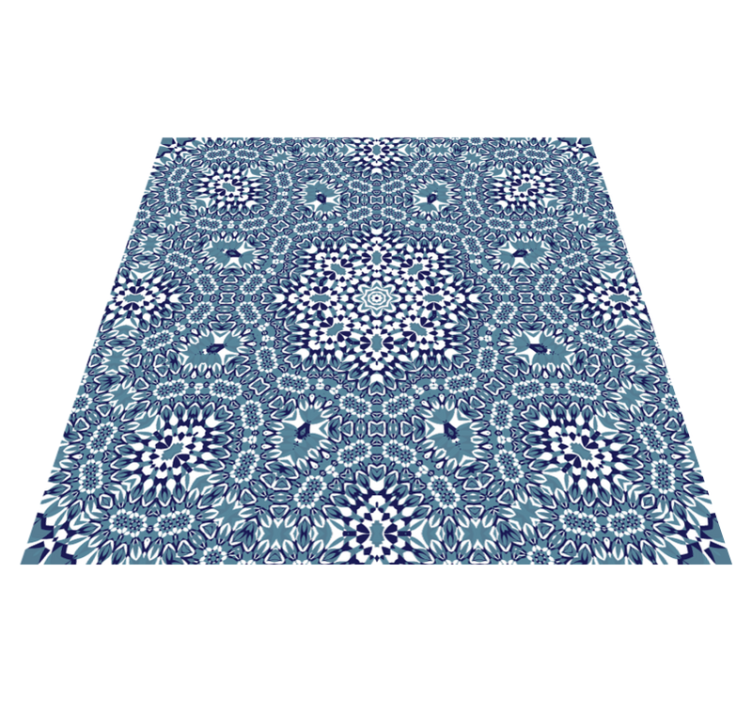 乙烯基厨房地毯马赛克曼陀罗设计 - TenStickers