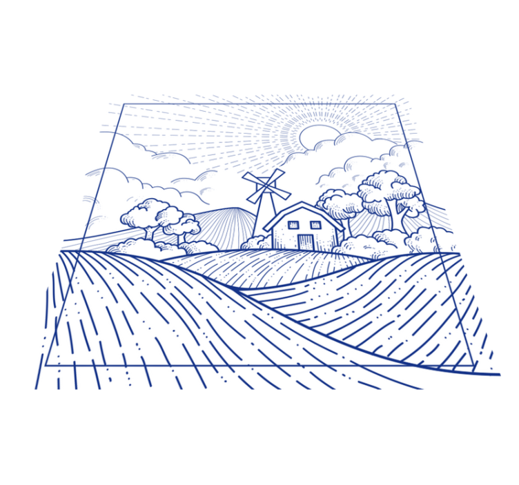 乙烯基厨房地毯荷兰磨坊 - TenStickers