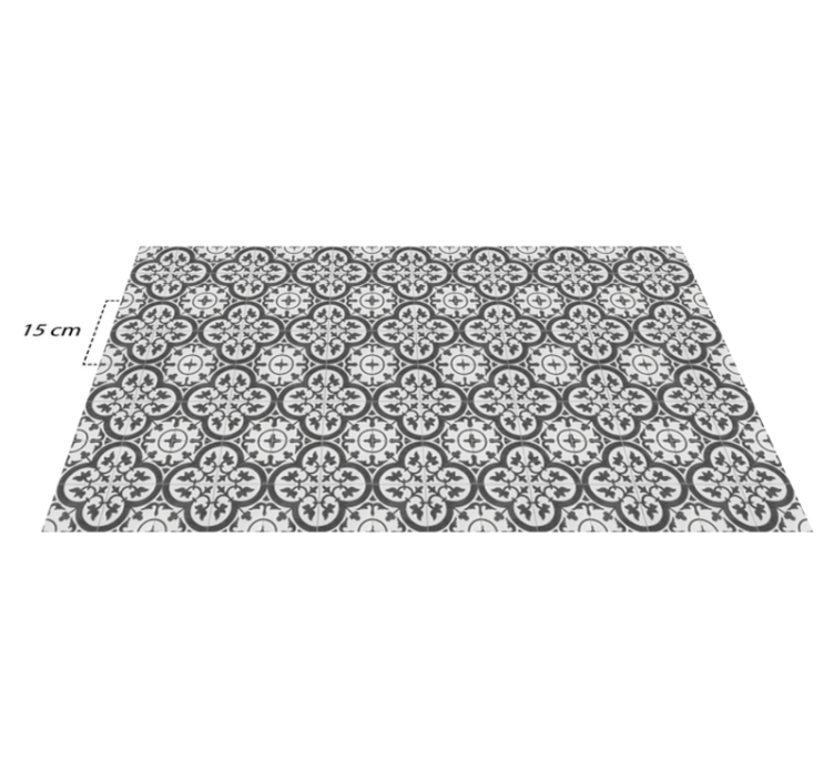 乙烯基厨房地毯摩洛哥瓷砖风格 - TenStickers