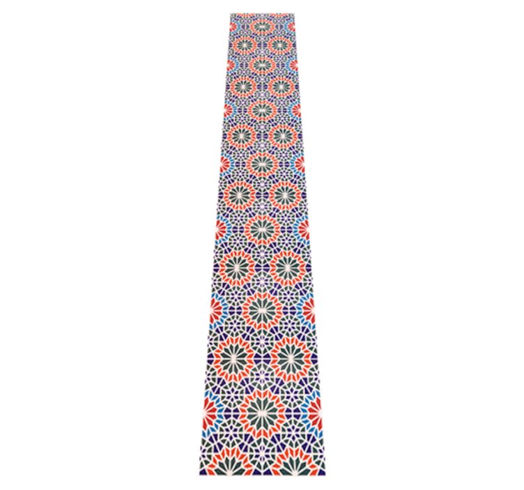 乙烯基厨房地毯时尚多彩瓷砖 - TenStickers