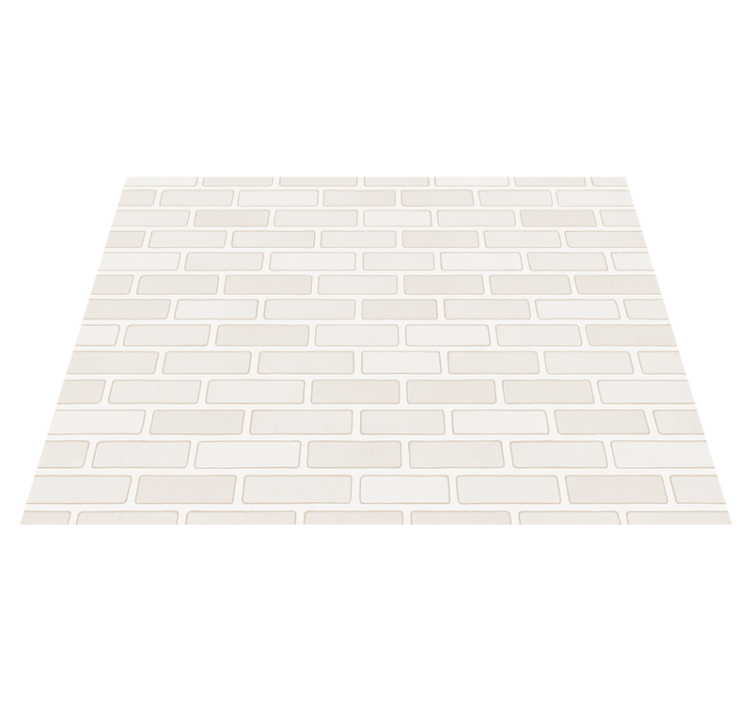 乙烯基厨房地毯复古砖纹理设计 - TenStickers