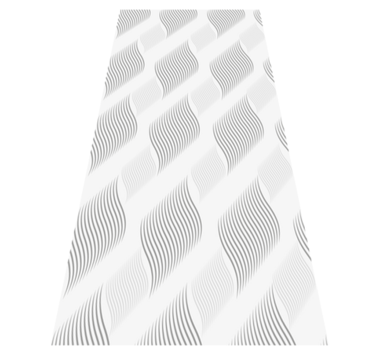 卧室乙烯基地毯，浅灰色调复古图案 - TenStickers