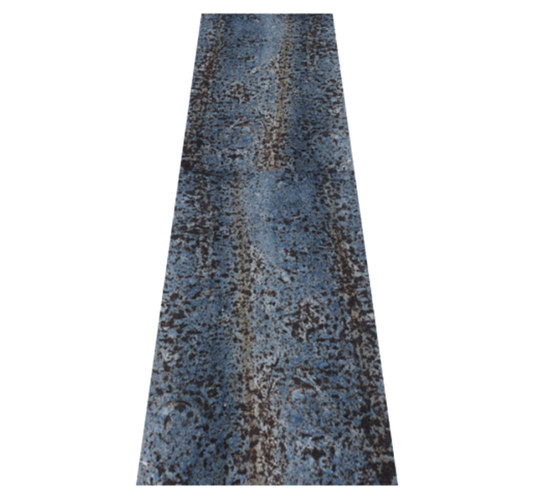 卧室乙烯基地毯，复古设计与原始图案 - TenStickers