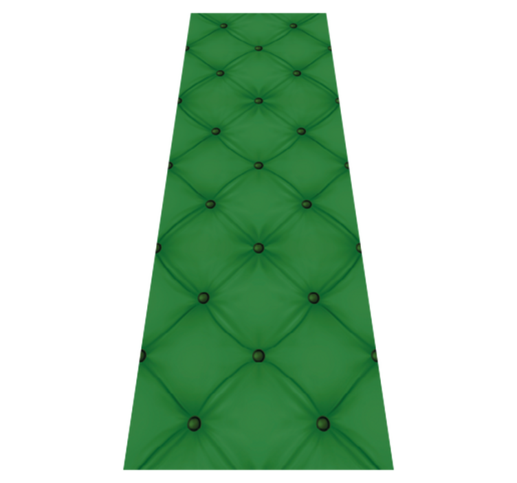 卧室乙烯基地毯仿绿天鹅绒菱形图案 - TenStickers