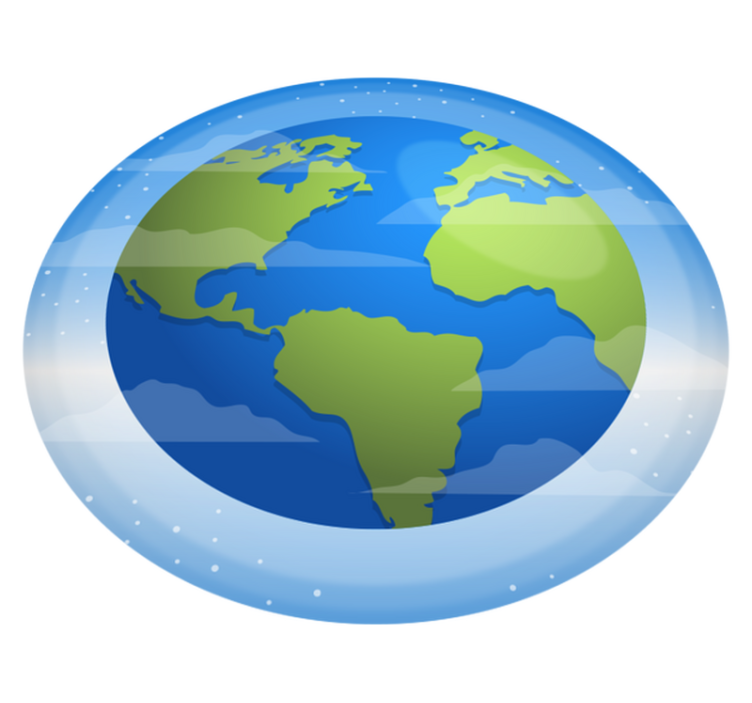 乙烯基地毯 圆形制图 - TenStickers