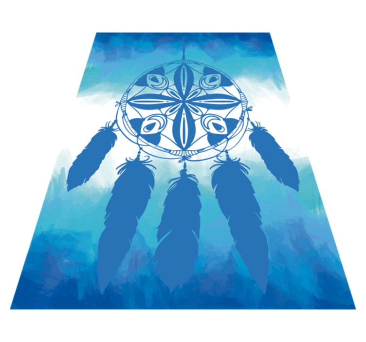 捕梦网现代乙烯基地毯 - TenStickers