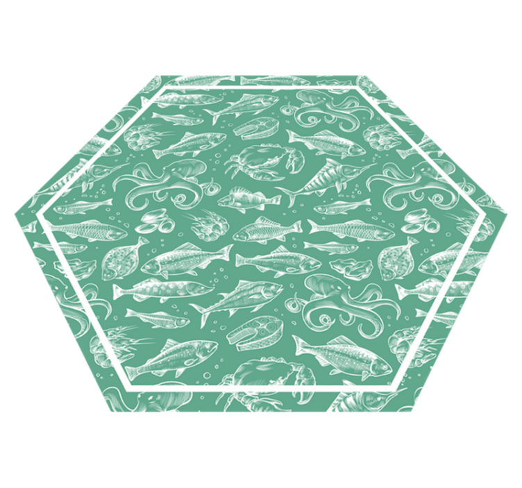 乙烯基地毯动物 水生魔法 - TenStickers