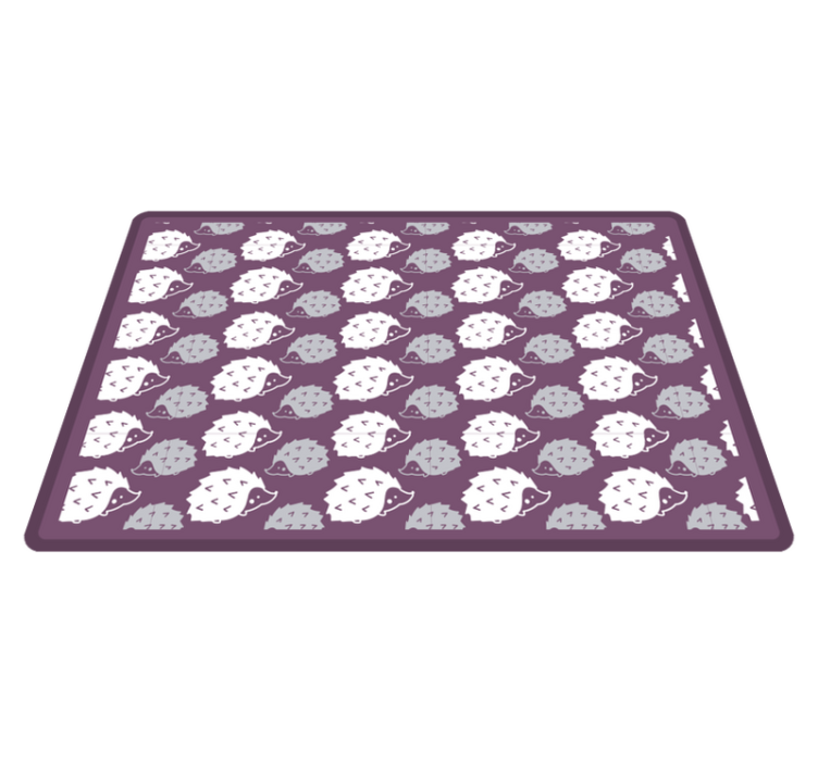 乙烯基地毯 儿童 卡通刺猬 - TenStickers