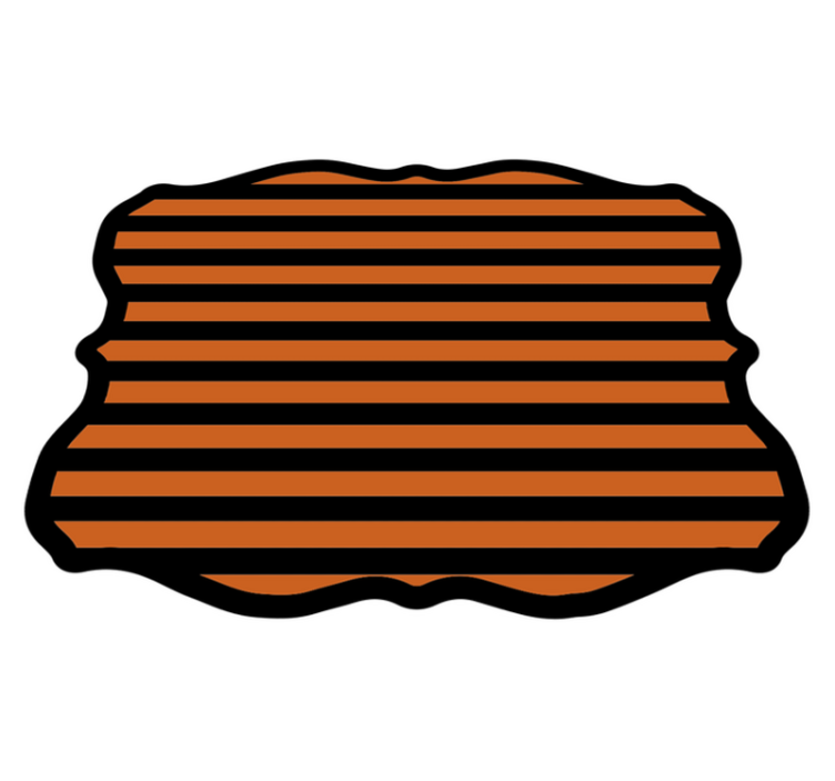 乙烯基地毯万圣节 万圣节条纹 - TenStickers