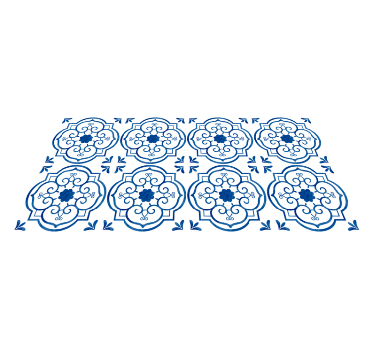 乙烯基地毯 华丽的瓷砖图案 - TenStickers