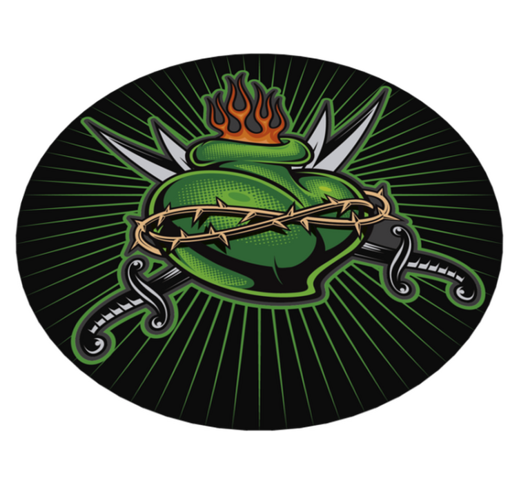 乙烯基地毯游戏 炽热的剑心 - TenStickers