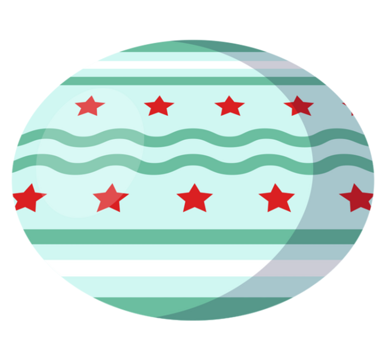 乙烯基地毯星星 水生星图案 - TenStickers