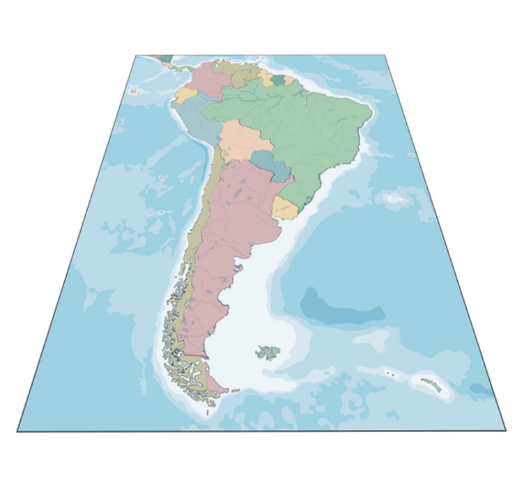 乙烯基地毯 制图插图 - TenStickers