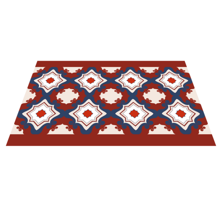 乙烯基地毯 复杂的马赛克对称性 - TenStickers