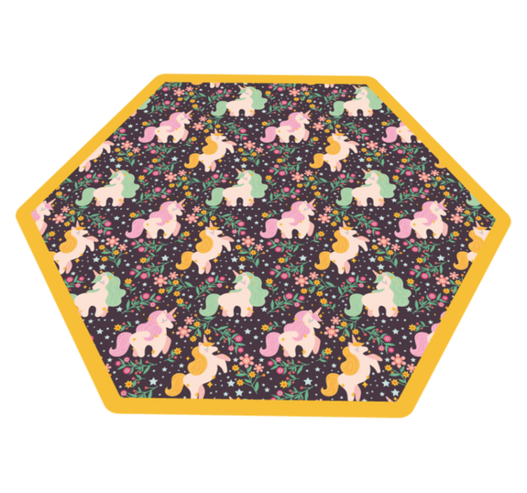 乙烯基地毯 神话生物游乐场 - TenStickers