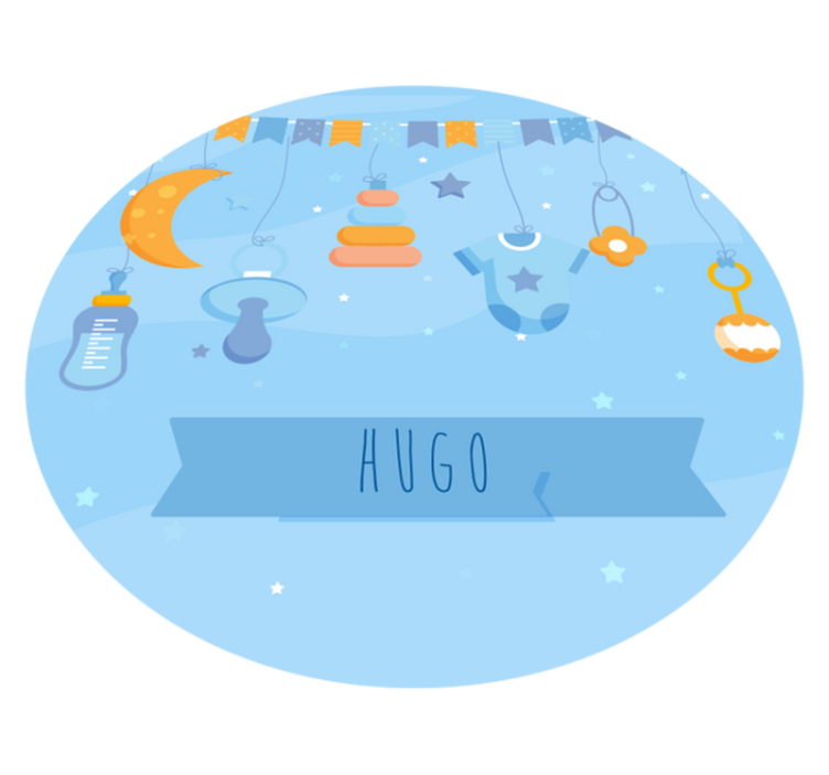 乙烯基地毯托儿所 定制托儿所装饰 - TenStickers