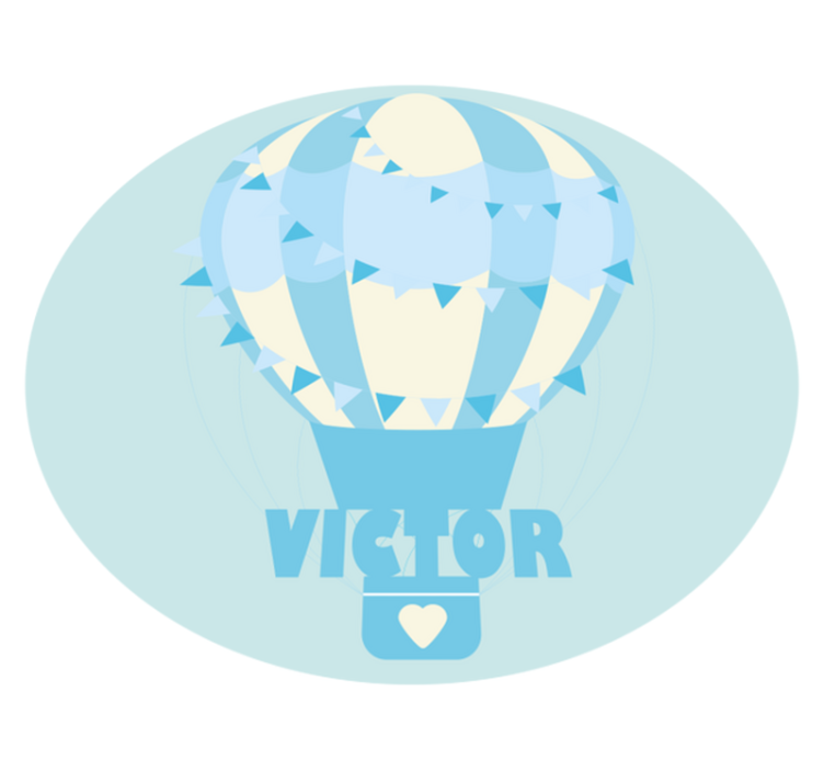 乙烯基地毯名称 可定制气球 - TenStickers