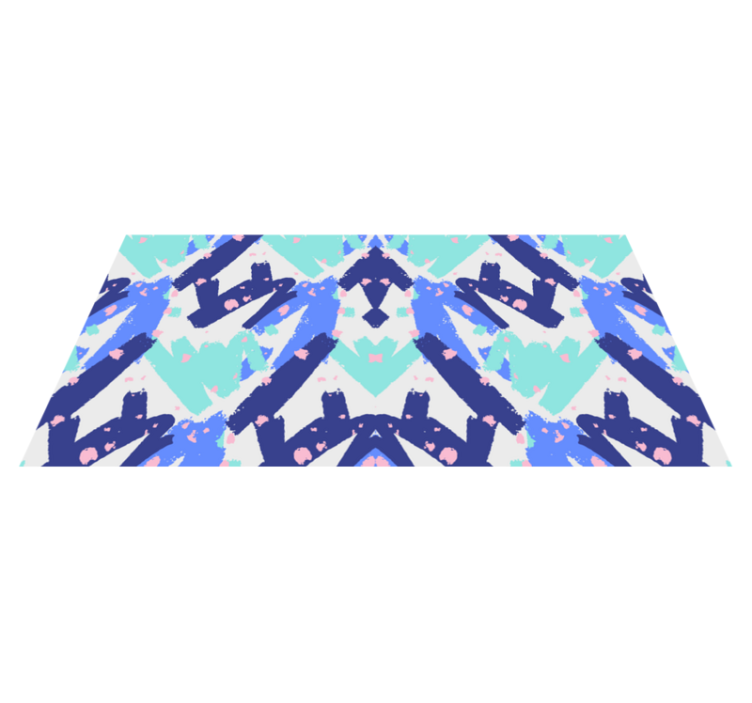 乙烯基地毯客厅抽象迷彩图案 - TenStickers