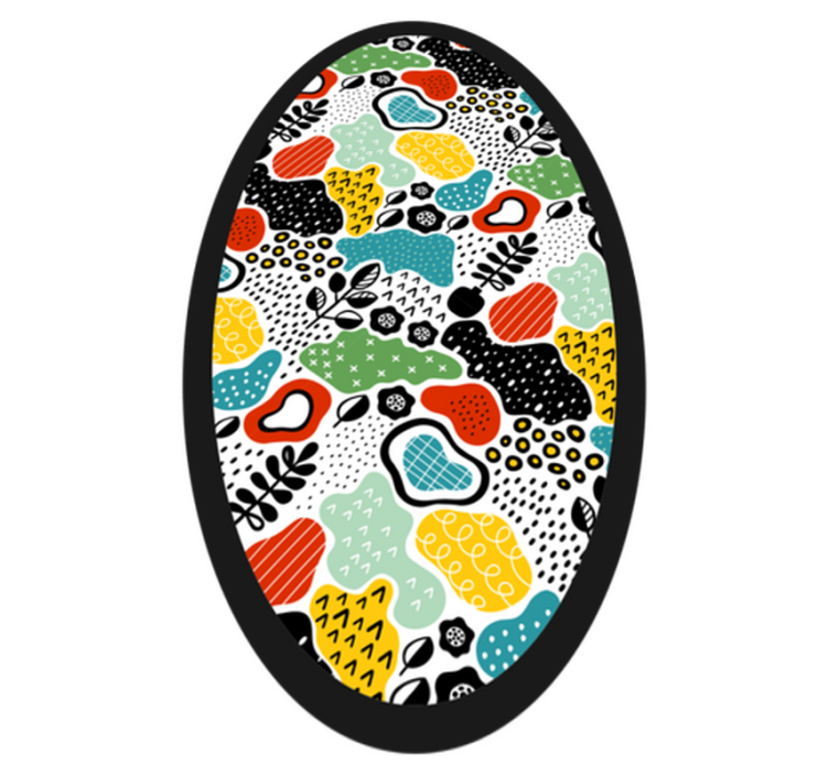 乙烯基地毯特性 丰富多彩的自然图案 - TenStickers