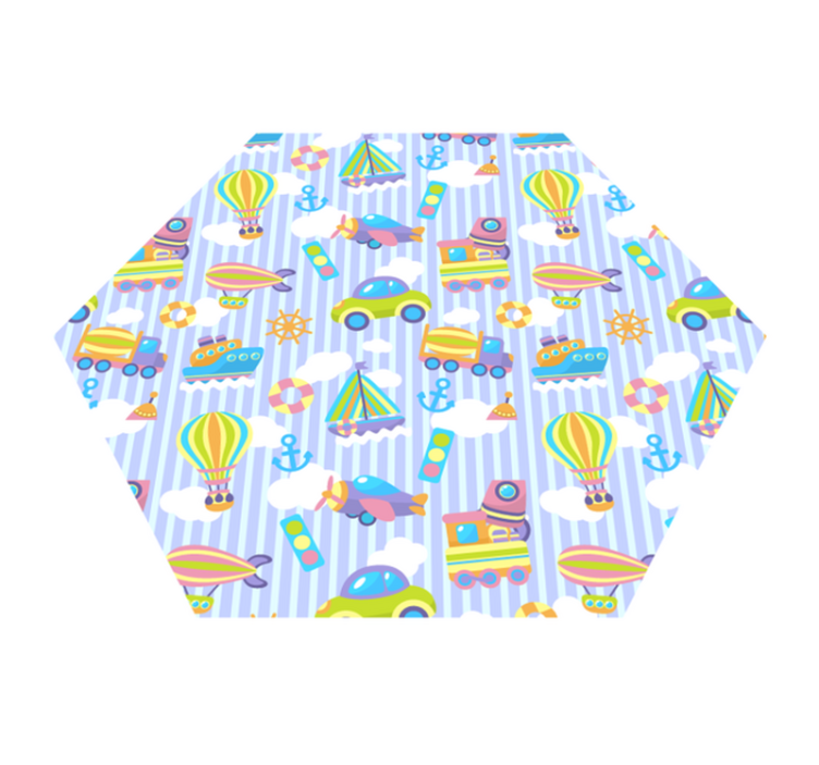 乙烯基地毯 儿童 童年意象 - TenStickers