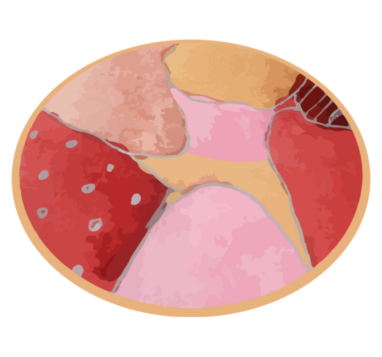 乙烯基地毯入口大厅生动花卉图案 - TenStickers