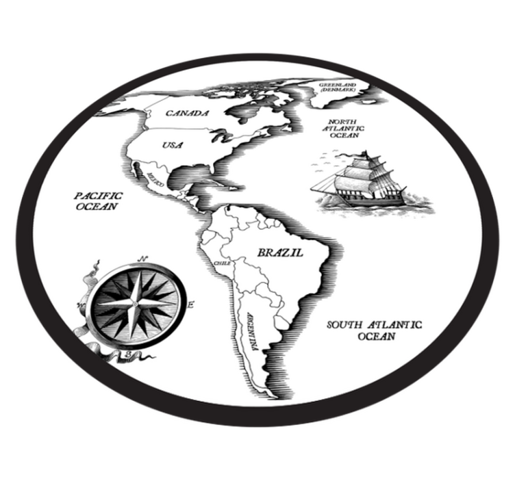 乙烯基地毯 制图优雅 - TenStickers