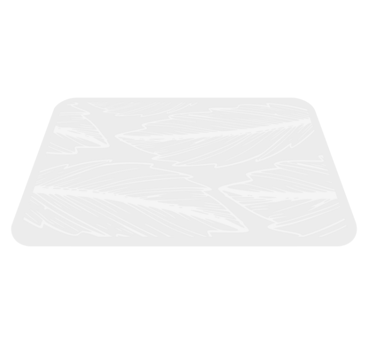 乙烯基地毯特性羽毛印花图案 - TenStickers