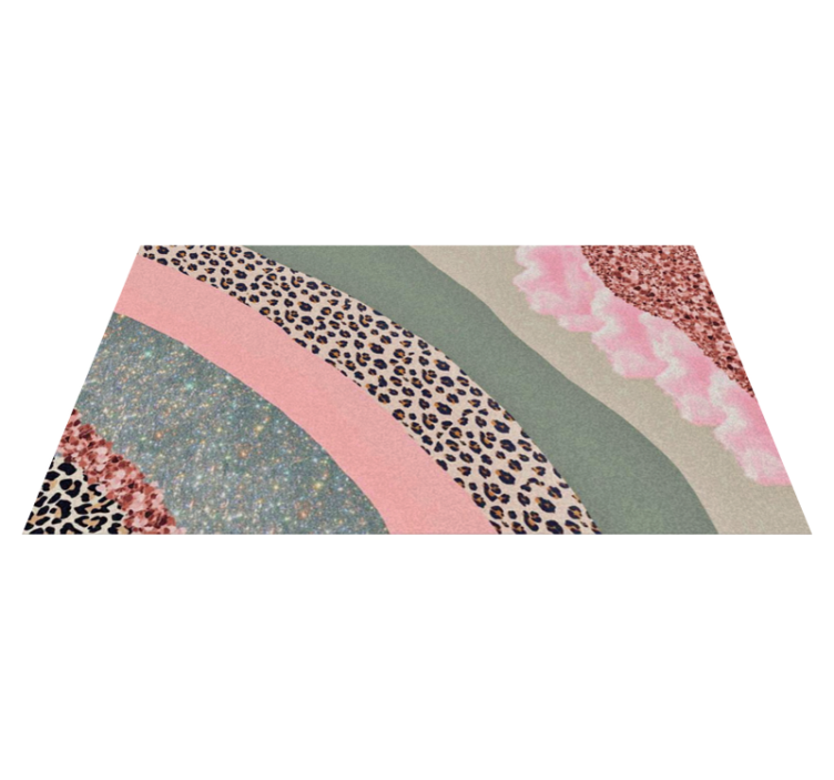 魔术条纹与印花条纹地毯 - TenStickers