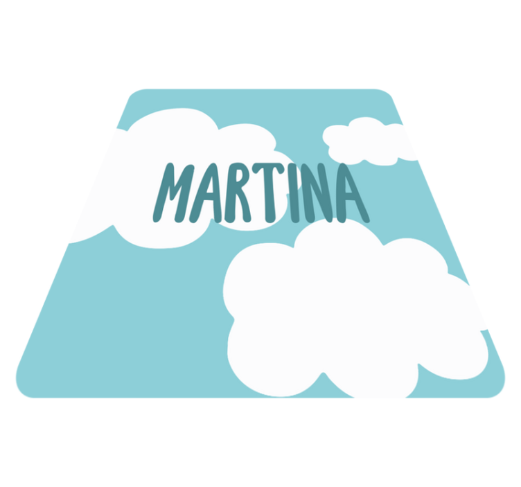 乙烯基地毯经典云彩定制款 - TenStickers