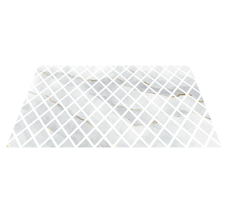 乙烯基厨房地毯 优雅的大理石图案 - TenStickers