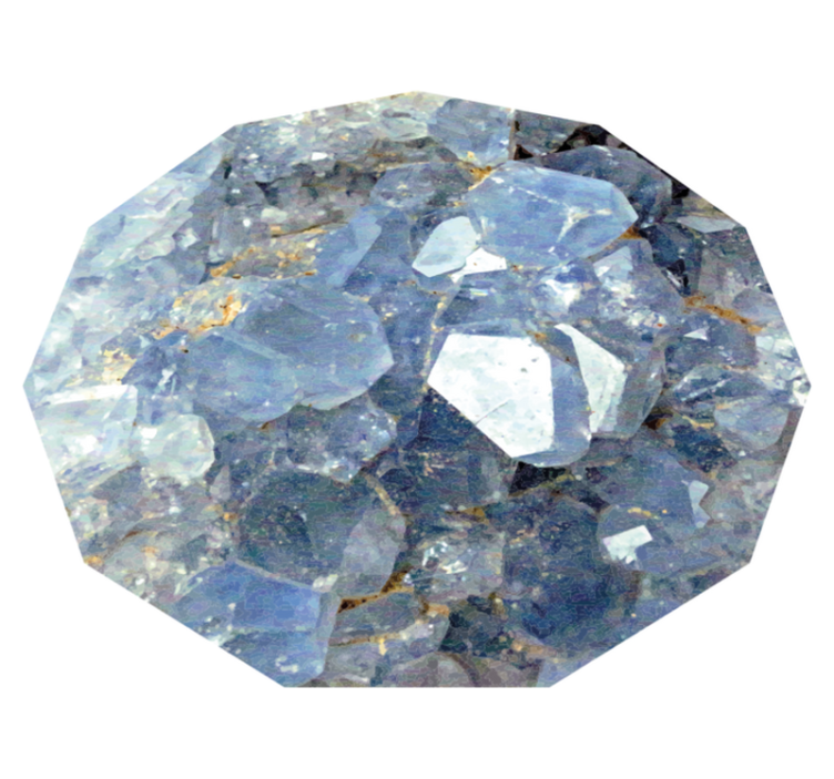 乙烯基地毯冰川水晶图案 - TenStickers