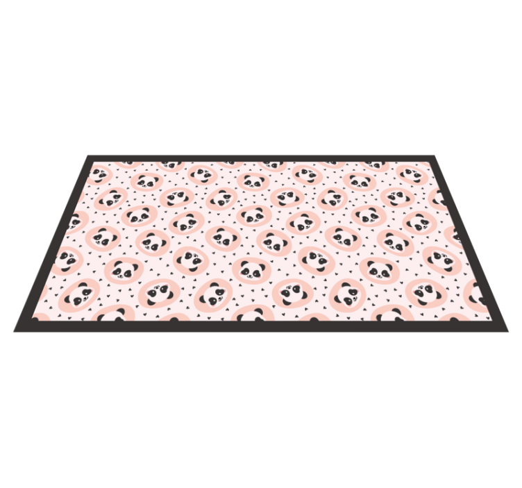 乙烯基地毯动物宝宝熊猫脸 - TenStickers