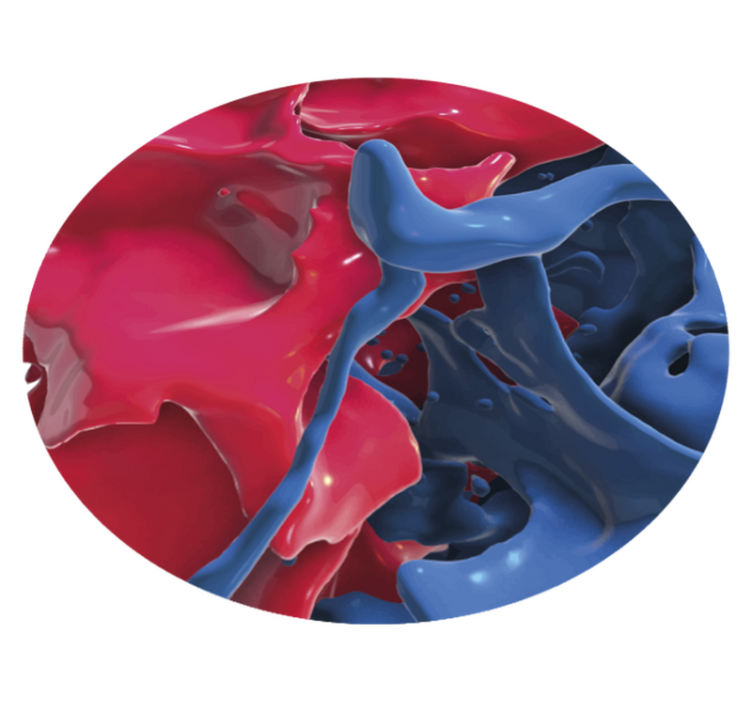 乙烯基地毯质地抽象色彩流动 - TenStickers