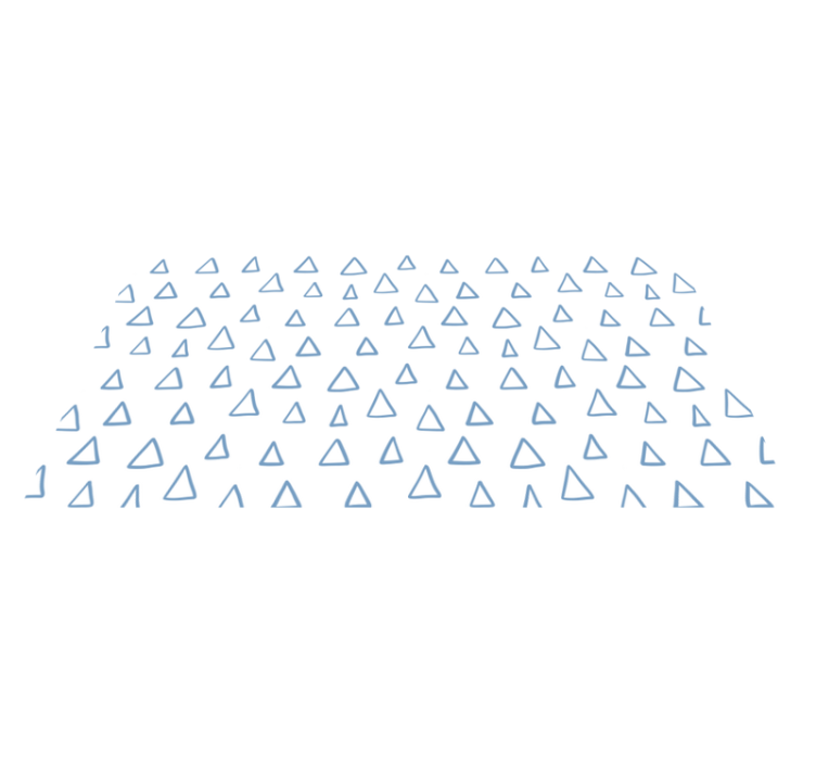 乙烯基地毯几何三角形图案设计 - TenStickers