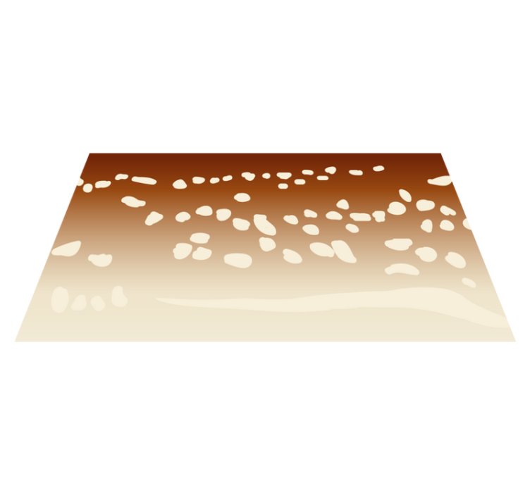 乙烯基地毯 石头效果 棕色人行道 - TenStickers