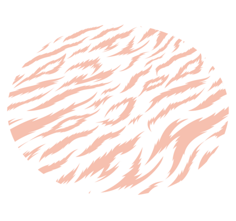 乙烯基地毯动物印花虎纹图案 - TenStickers