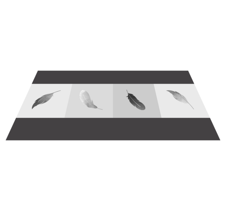 乙烯基地毯动物展现轻羽简约风格 - TenStickers