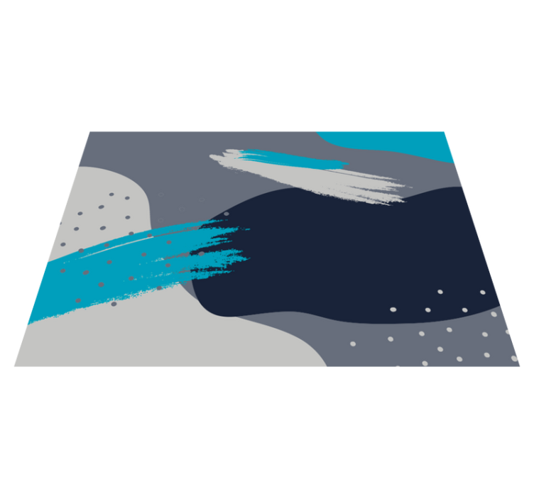 乙烯基地毯抽象水溅图案 - TenStickers