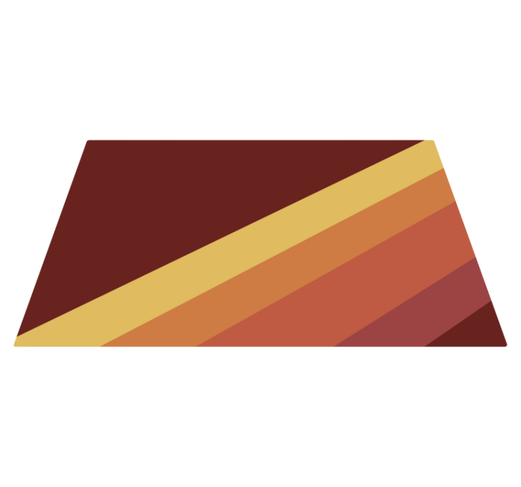 极简主义与生动条纹图案相结合 - TenStickers