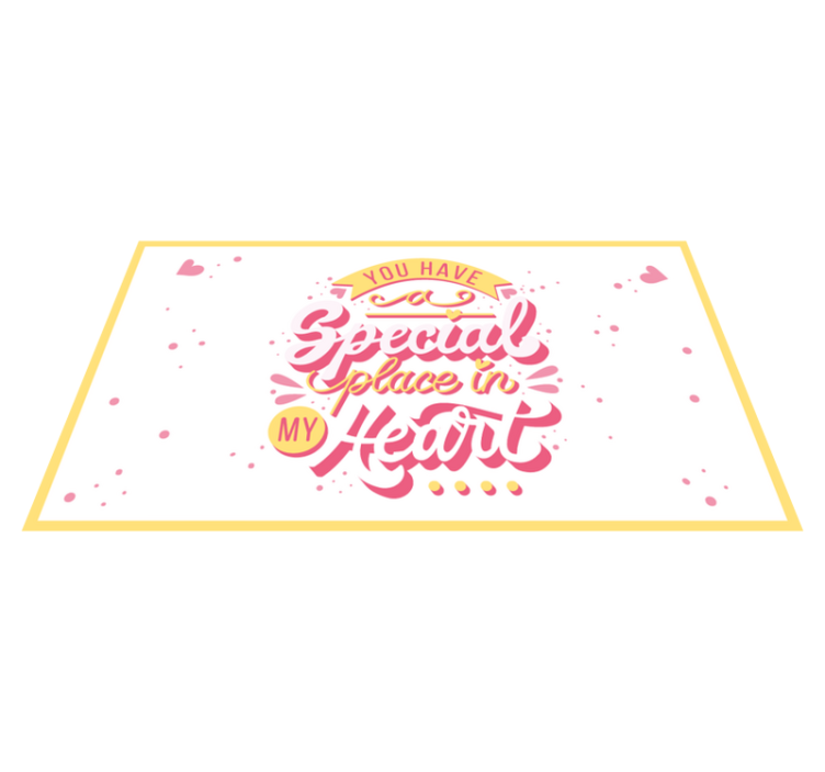 乙烯基地毯与心中独特的地方 - TenStickers