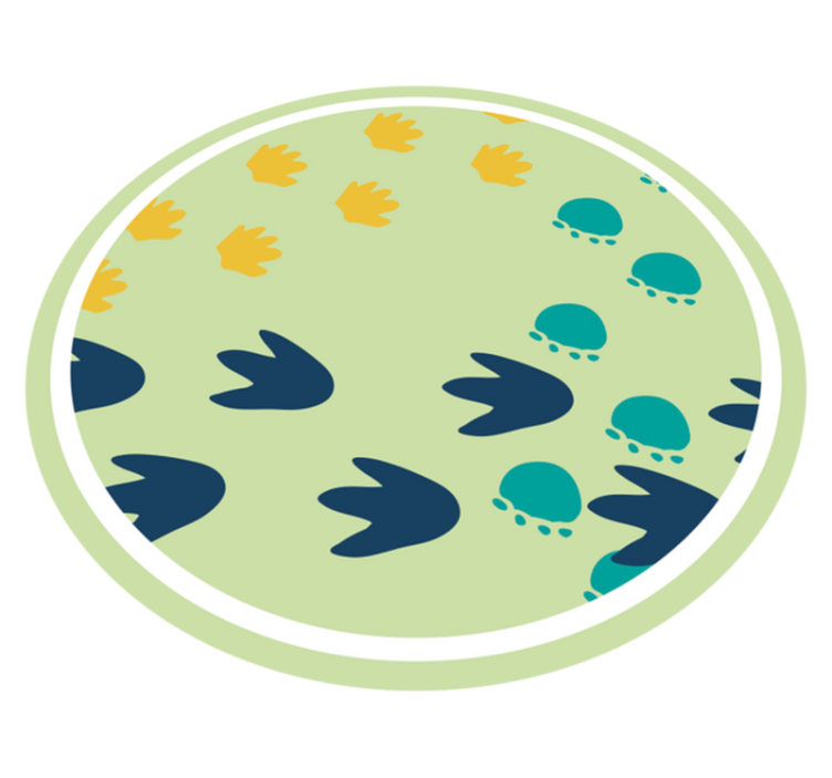 恐龙脚印婴儿游戏垫 - TenStickers