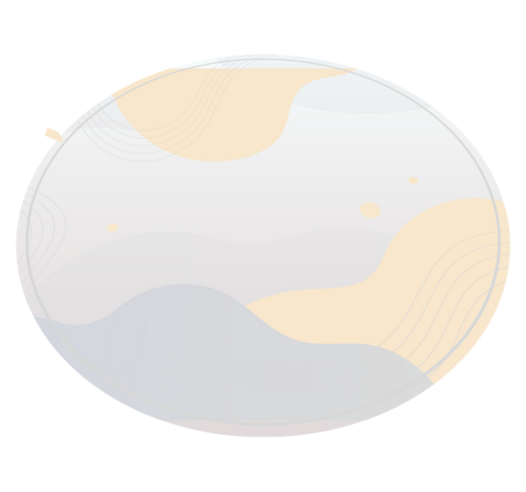 极简主义柔和波浪图案 - TenStickers