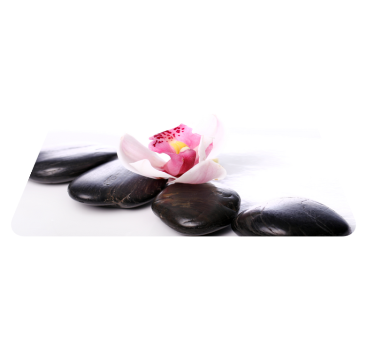 乙烯基地毯特性优雅花卉宁静 - TenStickers