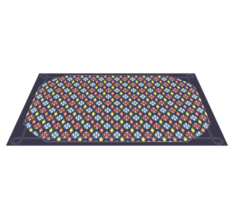 乙烯基地毯入口大厅色彩丰富的马赛克组合 - TenStickers