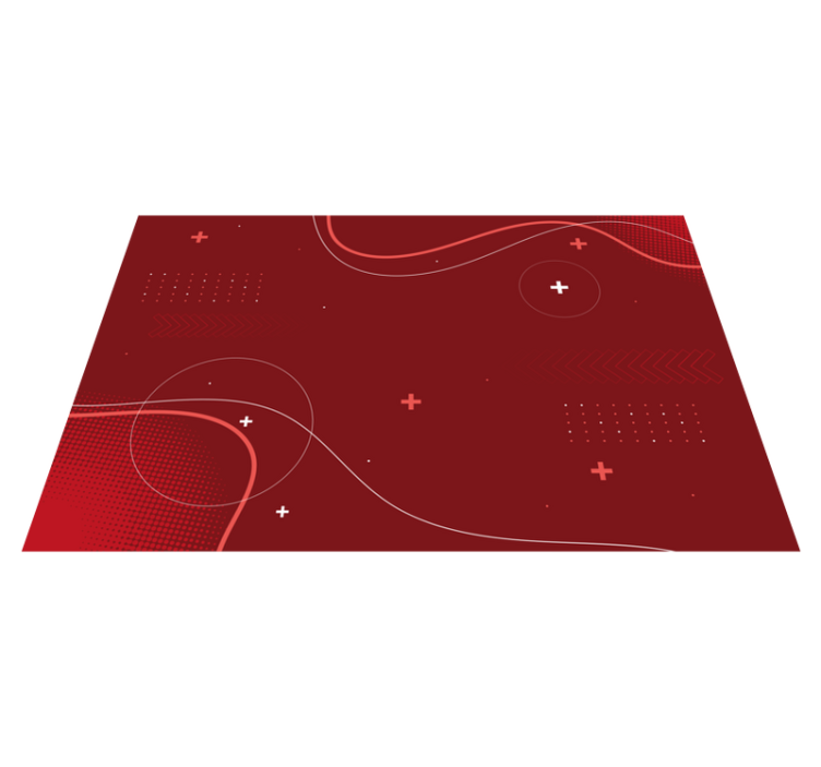 乙烯基地毯展现动感抽象图案 - TenStickers